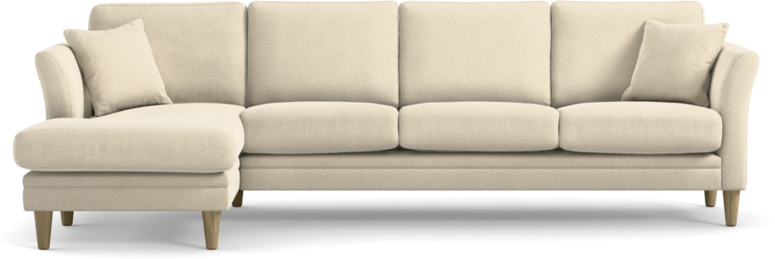 Eden - 3-sits soffa med schäslong - Beige