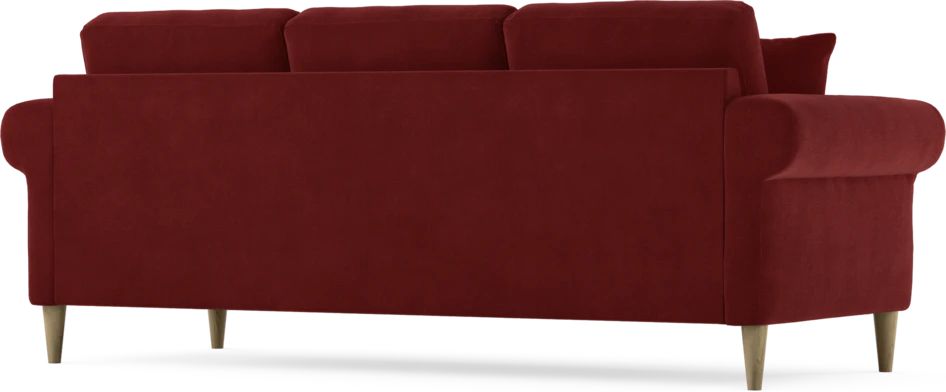 Eden - 3-sits soffa - Röd