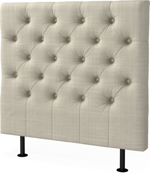 Cape pikerad - Sänggavel, 90-210 cm - Beige