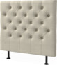 Cape pikerad - Sänggavel, 90-210 cm - Beige