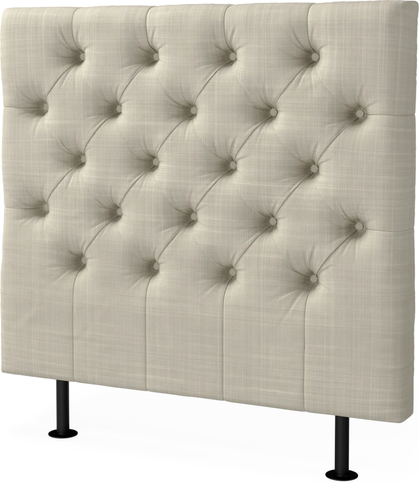 Cape pikerad - Sänggavel, 90-210 cm - Beige