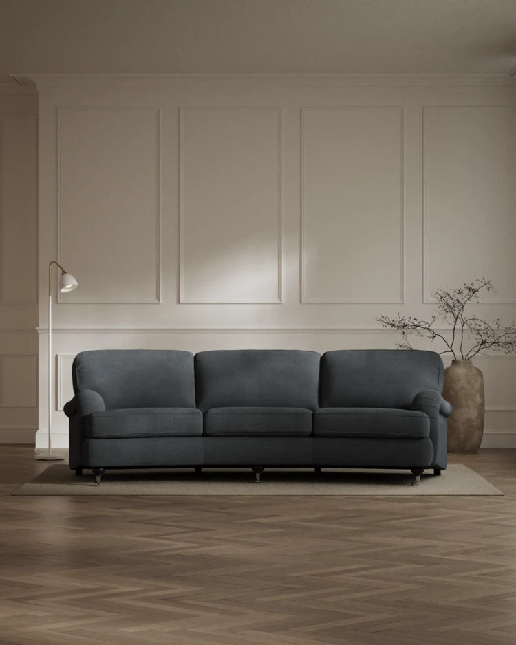 Oxford - 3-sits soffa svängd - inspiration