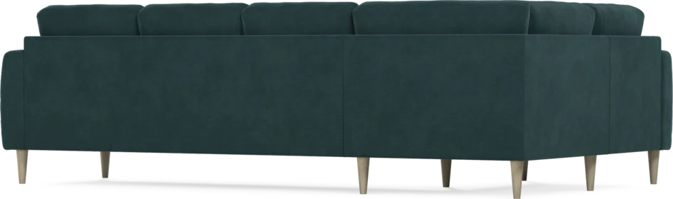 Eden - Hörnsoffa, 1+3-sits - Blå