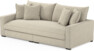 Rossi - 3-sits soffa, hel dyna - Beige