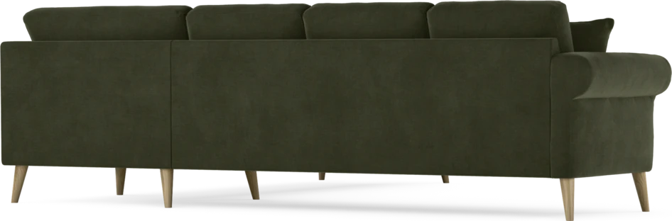Eden - Hörnsoffa, 3+3-sits - Grön
