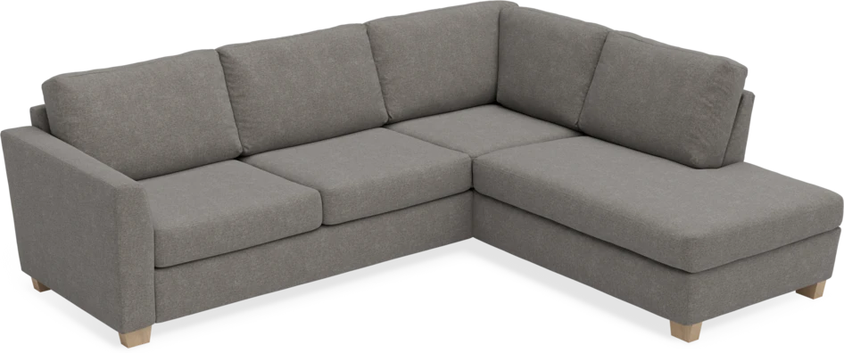 Friday - 2,5-sits soffa med divan höger - Grå
