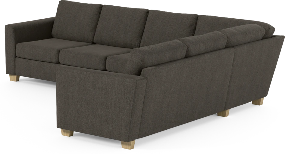 Friday - Hörnsoffa, 3+2-sits - Brun