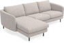 Madison Lux - 2-sits soffa med schäslong vänster - Grå