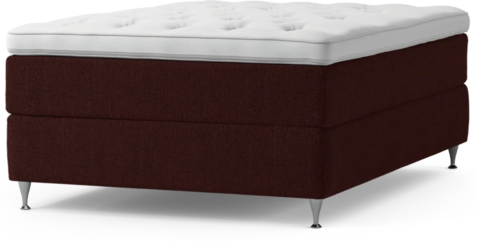 Delux Exclusive - Kontinentalsäng, enkelsäng 140 cm med bäddmadrass och sängben