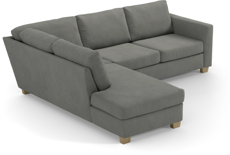 Friday - 2,5-sits soffa med divan vänster - Grå