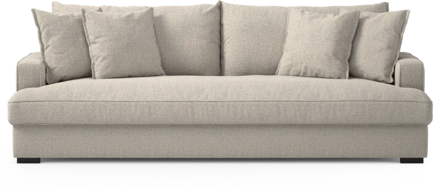 Mila - 4-sits soffa, hel dyna - Beige