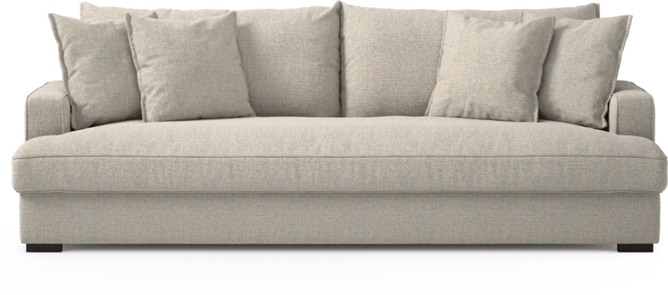 Mila - 4-sits soffa, hel dyna - Beige