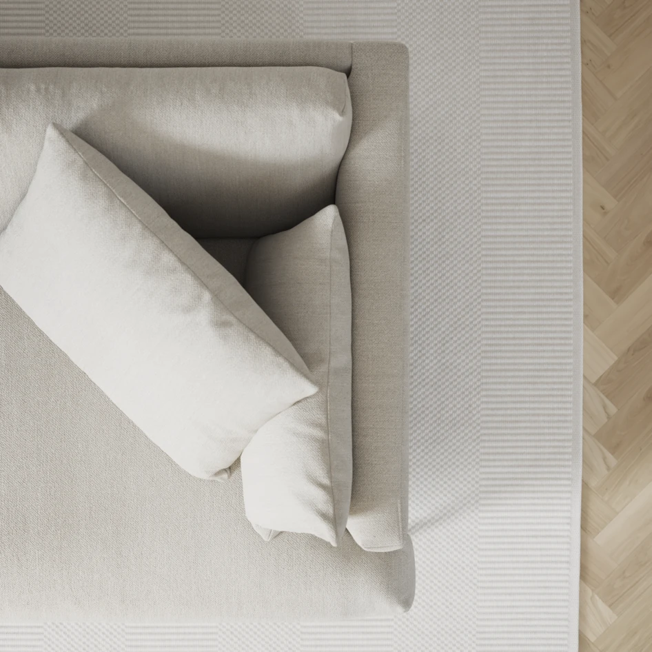 Harper - 3-sits soffa, hel dyna - Beige