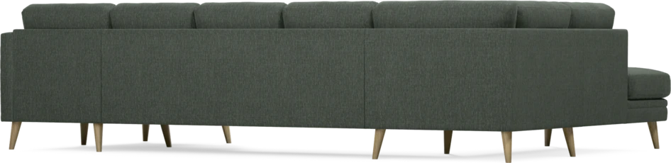 Eden - 3-sits soffa med divan vänster och schäslong höger - Grön