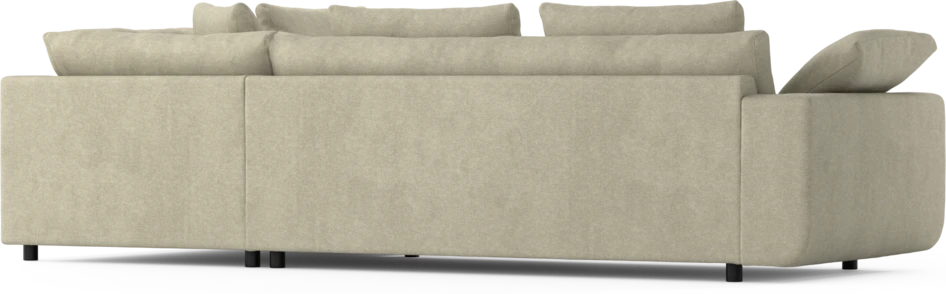 Amie - 3-sits med divan höger - Beige