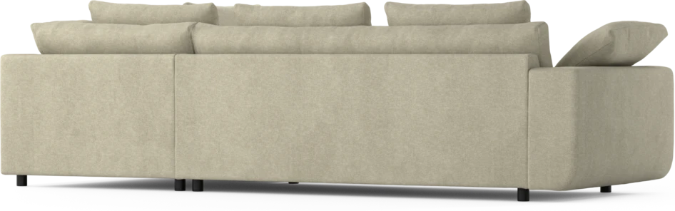 Amie - 3-sits med divan höger - Beige