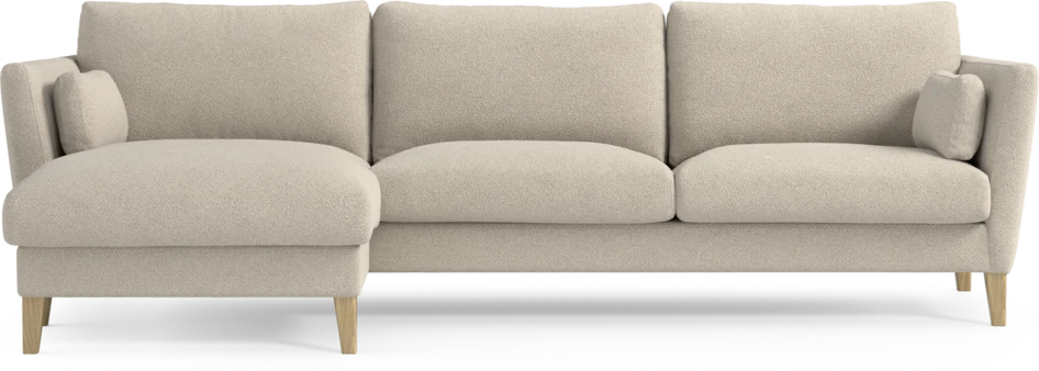 Winston - 3-sits soffa med schäslong, vändbar - Beige