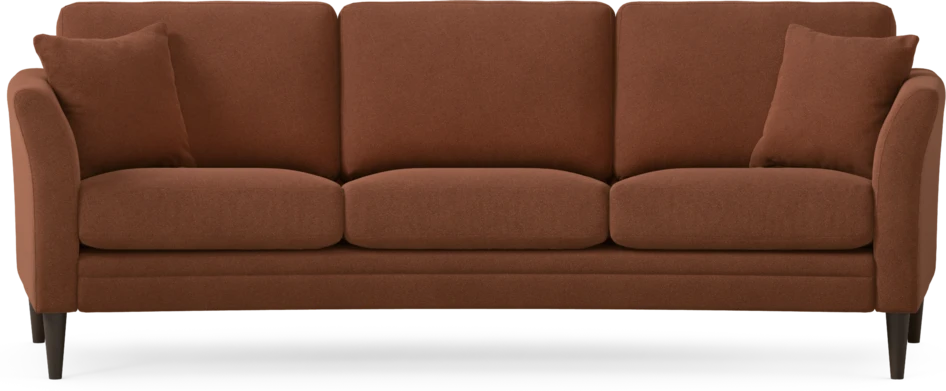 Eden - 3-sits soffa svängd - Orange