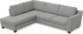 Friday - 2,5-sits soffa med divan vänster - Grå