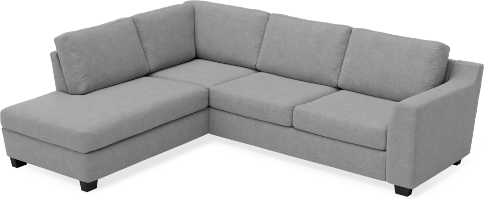 Friday - 2,5-sits soffa med divan vänster - Grå