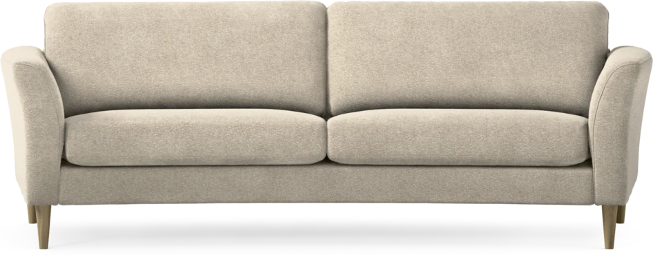 Bridge - 3-sits soffa svängd - Beige