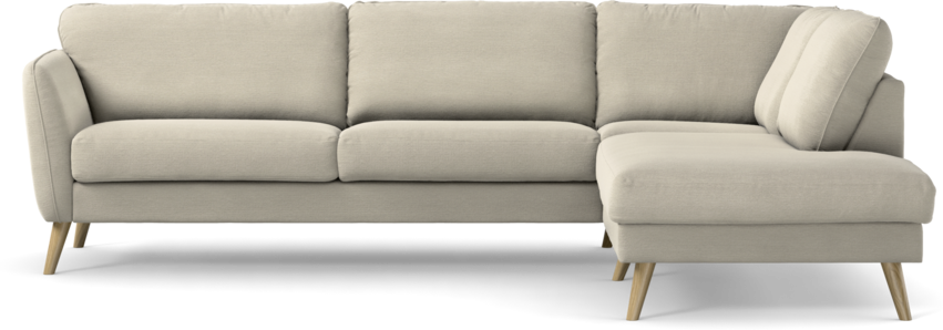 Bridge - 3-sits soffa med divan höger - Beige