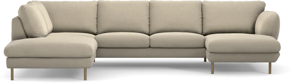 Madison - 2-sits soffa med divan vänster och schäslong höger - Beige