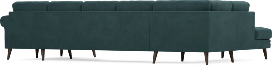 Eden - 3-sits soffa med divan vänster och schäslong höger - Blå