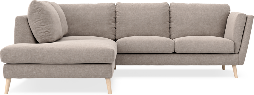 Madison - 2-sits soffa med divan vänster - Beige