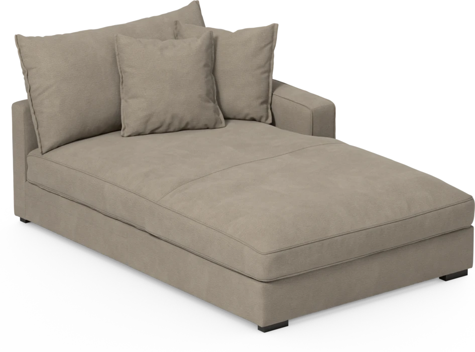 Rossi - Schäslong höger - Beige