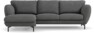 Madison Lux - 2-sits soffa med schäslong vänster - Vit