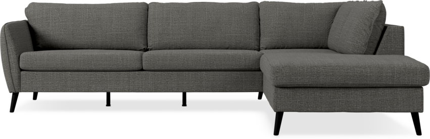 County - 2,5-sits soffa med divan höger - Grå