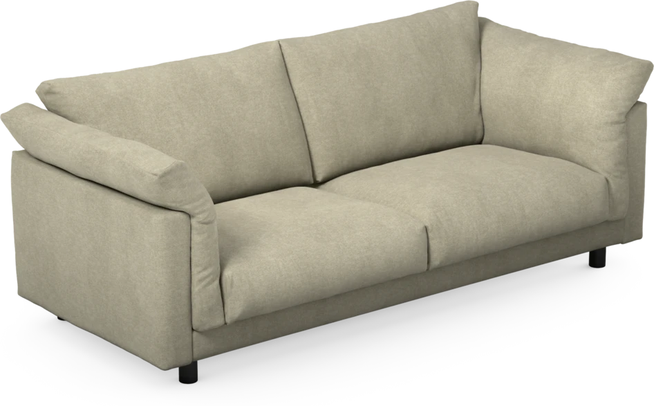 Cherrie - 2,5-sits soffa, fast klädsel - Beige