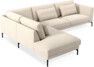 Willow - 3-sits soffa med divan vänster, fast klädsel - Beige