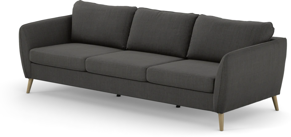 County - 3-sits soffa - Grå