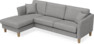Eden - 2,5-sits soffa med schäslong - Grå