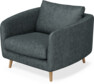 Madison Lux - Fåtölj, 70 cm - Grå