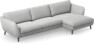 Madison Lux - 3-sits soffa med schäslong höger - Grå