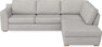 Friday - 2,5-sits soffa med divan höger - Vit