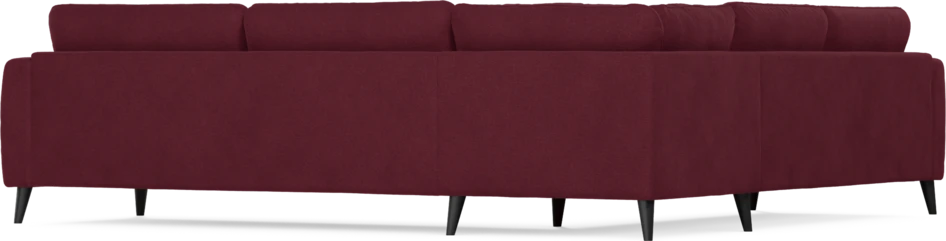 Bridge - Hörnsoffa, 2+3-sits - Röd