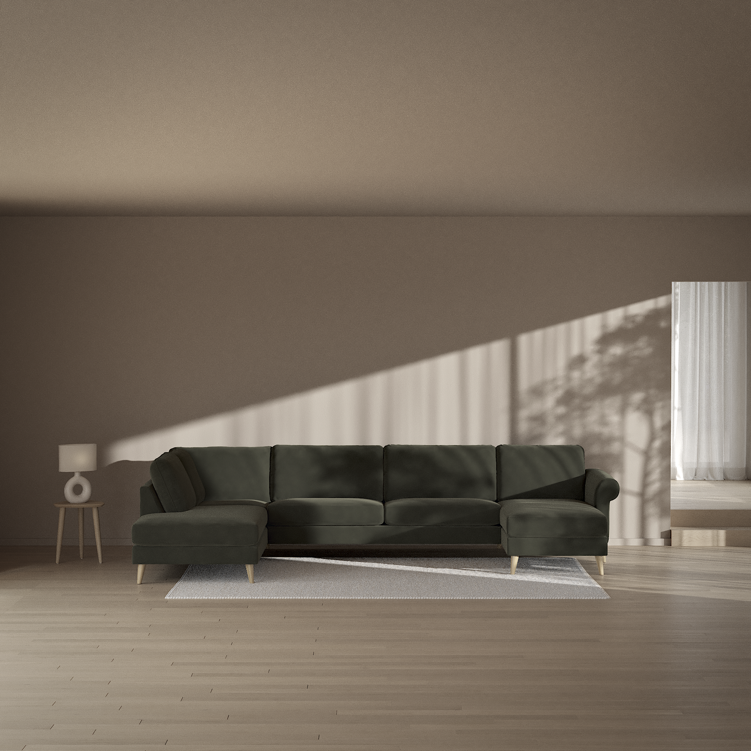 Bridge - 3-sits soffa med divan vänster och schäslong höger - inspiration