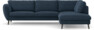 Madison Lux - 3-sits soffa med divan höger - Blå