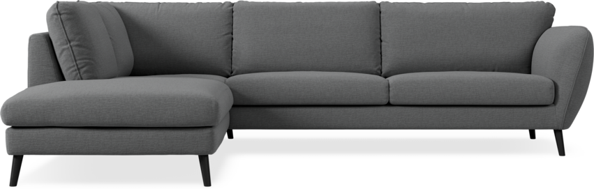 Madison - 3-sits soffa med divan vänster - Grå