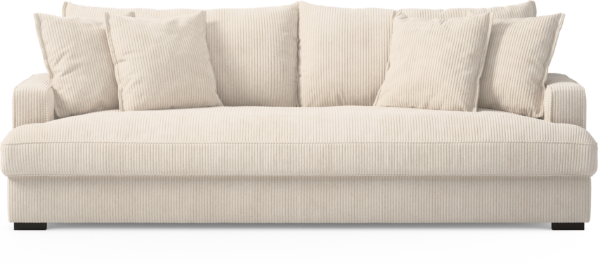 Mila - 4-sits soffa, hel dyna - Vit