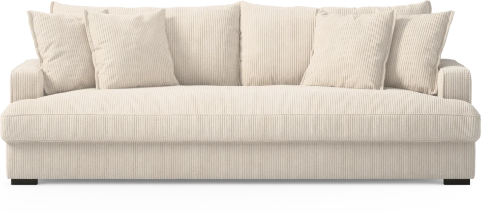 Mila - 4-sits soffa, hel dyna - Vit