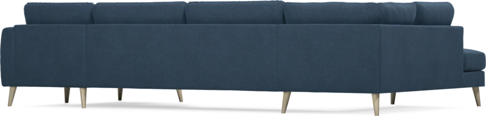 Bridge - 3-sits soffa med divan vänster och schäslong höger - Blå
