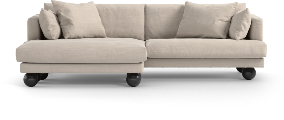 Harper - 4-sits med schäslong XL vänster - Beige
