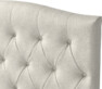 Delux Välvd - Sänggavel, 90-210 cm - Beige