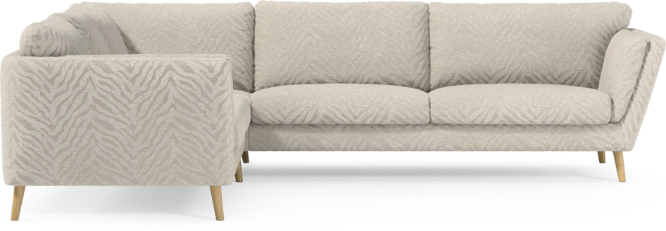 Madison Lux - Hörnsoffa 2+3-sits, hörn 1 - Vit