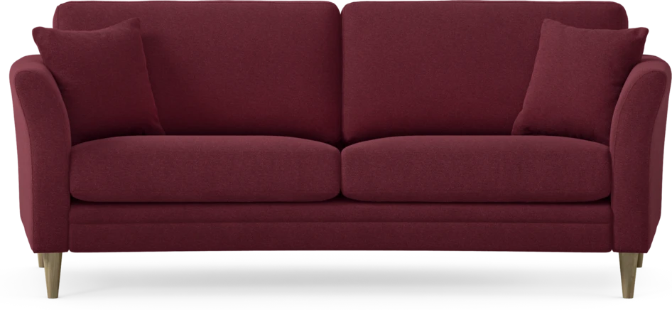 Eden - 2,5-sits soffa svängd - Röd